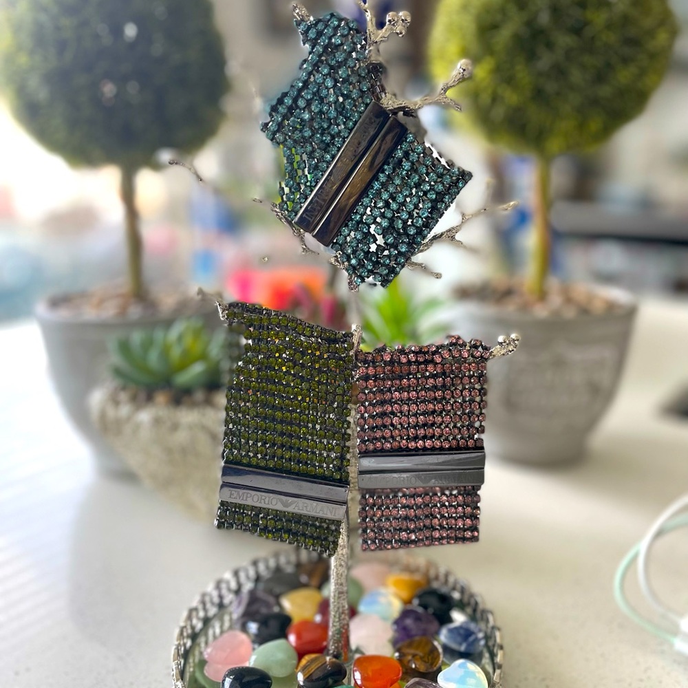 Emporio Armani bracelet. Magnetic closure.  Only Blue available